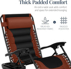 Best Choice Products Oversized Padded Zero Gravity Chair, Folding Outdoor Patio - Image 5