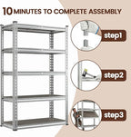 Romorgniz 60" H Waterproof and Rustproof Plant Shelf - Image 7