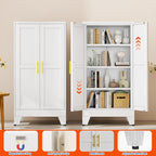 GAIOUS 47.2" Tall Metal Garage Storage Cabinet, File Cabinet - Image 7