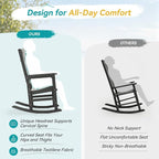 Outdoor Rocking Chair Set of 2 - Image 3