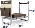 Tovve Foldable Garden Kneeler and Seat, Heavy Duty Garden Stool - Image 2