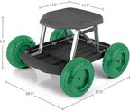 Pure Garden Rolling Garden Seat - Image 6