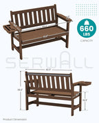 SERWALL HDPE Outdoor Bench - Image 3