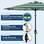 9FT Patio Umbrella Outdoor - Image 2