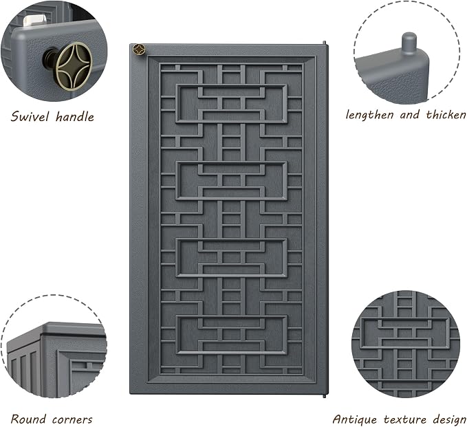 Mrosaa Indoor Outdoor Storage Cabinet Waterproof - Image 6