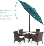 Best Choice Products 7.5ft Solar Umbrella LED Lighted Patio Umbrella, Table - Image 2