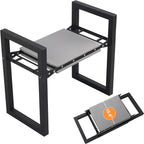Garden Kneeler and Seat Heavy Duty 500lbs, Anti-Tip Gardening Stools by Unknown