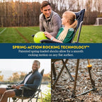 GCI Outdoor Roadtrip Rocker Camping Chair | Portable, Folding Rocking Chair - Image 4