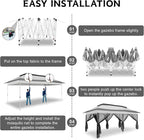 COBIZI 12x20 Pop up Canopy Tent - Image 6