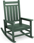 SERWALL HDPE Rocking Chair, Oversized Outdoor Rocking Chair by SERWALL
