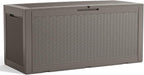 125 Gallon Outdoor Storage Box, Large Waterproof UV Resistant Deck Box by ASKPASS