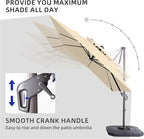JZ-DZS Cantilever Patio Umbrella - Image 6