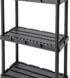 Gracious Living 3 Shelf Knect-A-Shelf Solid Light Duty Storage Unit 3-Shelf - Image 9