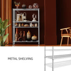 IZEUK 3400 LBS Garage Shelving Wide Storage Shelves 4 Tier Metal Shelves Heavy - Image 6