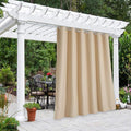 NICETOWN Outdoor Curtain for Patio Waterproof 108 inch Extra Long, Rustproof by NICETOWN