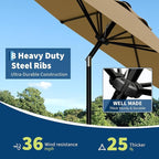 9FT Umbrella Outdoor Patio - Image 6