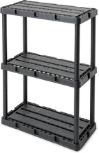 Gracious Living 3 Shelf Knect-A-Shelf Solid Light Duty Storage Unit 3-Shelf by GraciousLiving