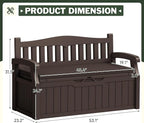 Flamaker 80 Gallon Storage Bench - Image 3