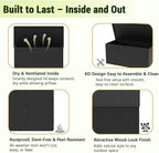 Outdoor Storage Box, 260 Gallon Deck Box Outdoor Storage Bench Outside - Image 6