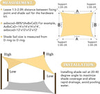 Shade&Beyond 4'x6' Sun Shade Sail Canopy Rectangle, UV Block Breathable Curved - Image 6
