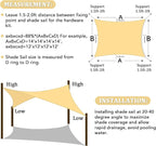 Shade&Beyond 10'x12' Sun Shade Sail Canopy Rectangle, UV Block Breathable - Image 6