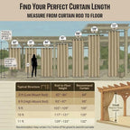 Outdoor Indoor Curtains W52 x L108 - Image 3