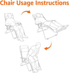 Amazon Basics Outdoor Adjustable Zero Gravity Folding Reclining Lounge Chair - Image 7