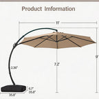 11ft Patio Cantilever Umbrella - Image 5