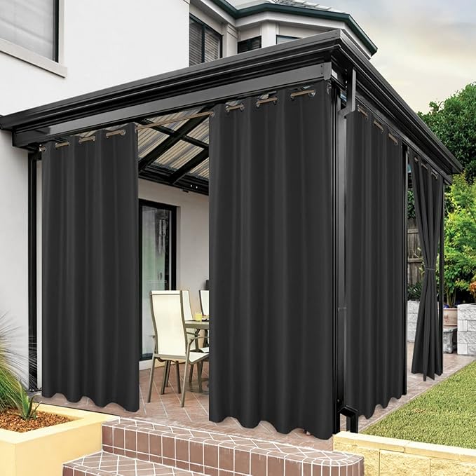 BONZER Waterproof Indoor/Outdoor Curtains by Bonzer