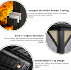 Aoxun Gazebo 16x12 Hardtop Gazebo - Image 6