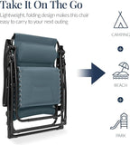 Best Choice Products Oversized Padded Zero Gravity Chair, Folding Outdoor Patio - Image 5