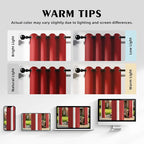 Set of 4 Outdoor Curtains for Patio Waterproof, Breathable Grommet Panels for - Image 5