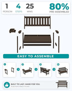 SERWALL HDPE Outdoor Bench - Image 8