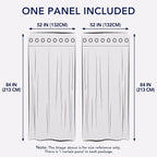 PureFit Outdoor Curtains for Patio Waterproof Weatherproof Outside Curtains | - Image 6