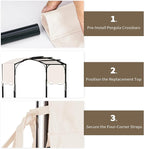 85"x 208" Universal Pergola Shade Cover, Garden Shade Replacement - Image 4