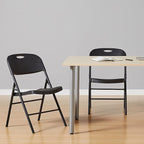 Amazon Basics Portable Folding Plastic Chair, Events Seating, 350-Pound Capacity - Image 2