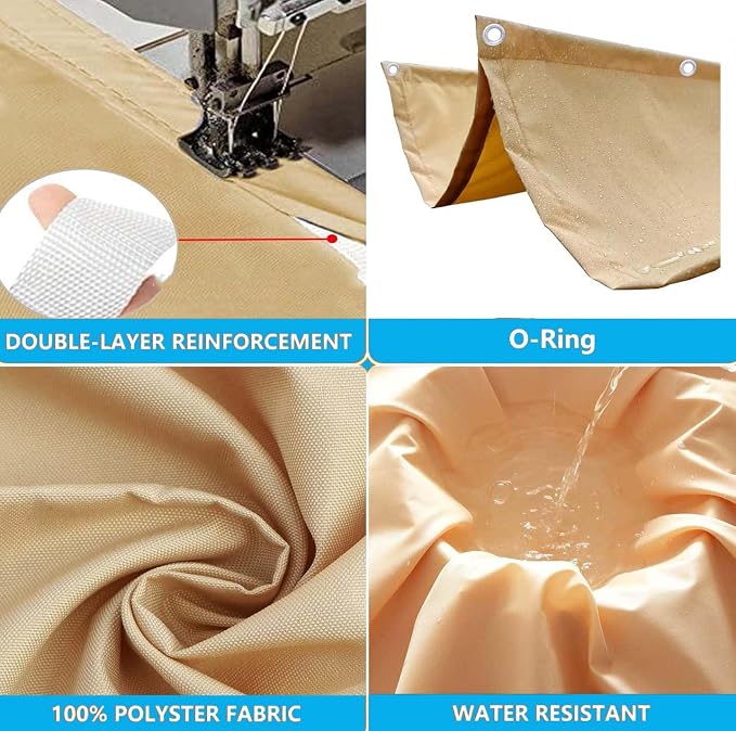 Retractable Waterproof Wave Awning Cover 9' x 25' - Image 3