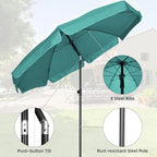 AMMSUN Patio Umbrella, 6.5 ft Outdoor Table Umbrella - Image 2