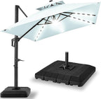 Best Choice Products 10x10ft Cantilever Patio Umbrella w/Base Included by Unknown