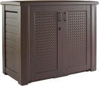 Rubbermaid Decorative Outdoor Storage Cabinet, Weather Resistant, Organization by Unknown