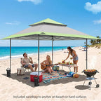 EAGLE PEAK 13x13 Pop Up Canopy Tent, Auto Extended Eaves, Heavy Duty Outdoor - Image 8