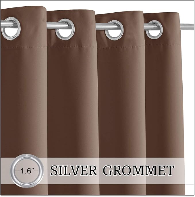 RYB HOME Outdoor Curtains for Patio Waterproof, Windproof - Image 7