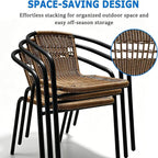 Outdoor Patio Furniture Set 5 Piece - Image 5