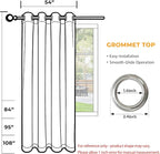 Set of 4 Outdoor Curtains for Patio Waterproof, Breathable Grommet Panels for - Image 8