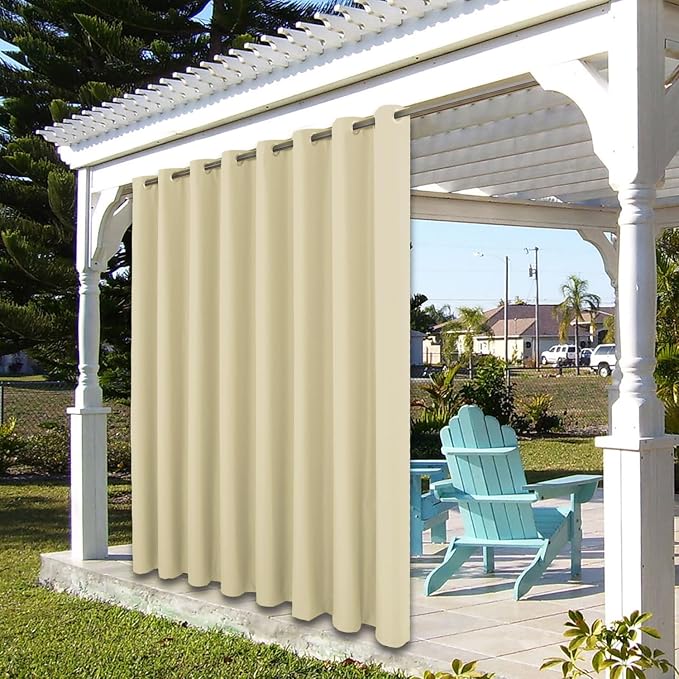 BONZER Wide Outdoor Waterproof Curtains - Image 7