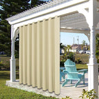 BONZER Extra Wide Waterproof Outdoor Curtains - Image 7