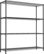 M MZG 2400LBS 47.3" W Stand Shelf Wire Rust-Proof Outdoor Storage Shelving - Image 6