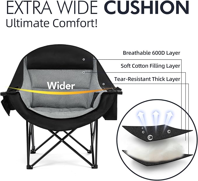 Oversized Camping Chairs for Adults - Image 3