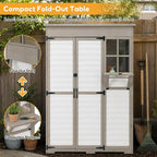 Large Outdoor Storage Cabinet, Weatherproof Garden Shed - Image 2