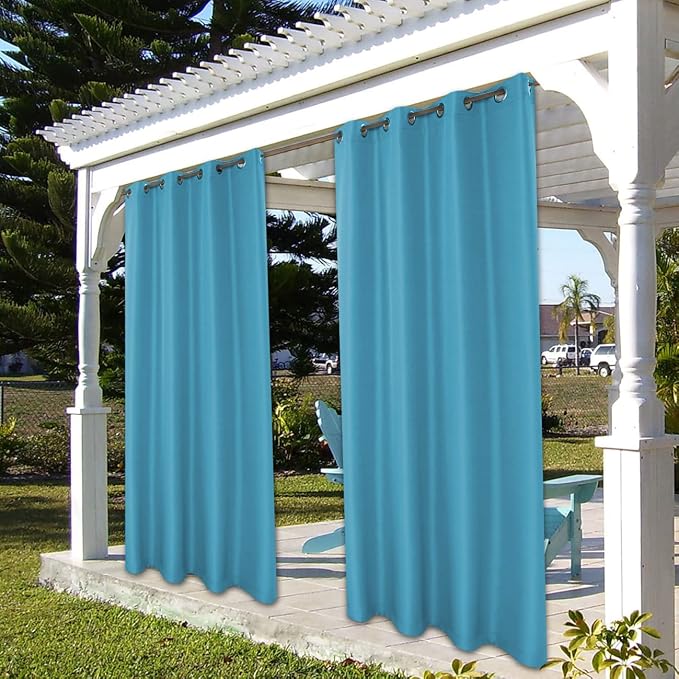 BONZER Outdoor Curtains for Patio Water Resistant | Heavy Privacy Light - Image 7